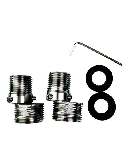 Kit di eccentrici espandibili rotativi 360° in acciaio inox