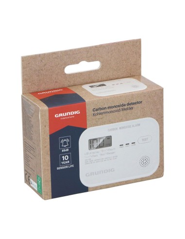 Digital Carbon Monoxide Detector 11.1 x 8 x 3.8 cm