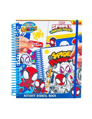 Spiderman Activity Book with Drawings and Educational Games