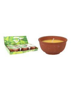Terracotta citronella candle, 13 mm diameter and 70 mm height
