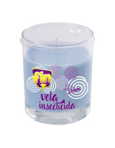 Insecticide candle in glass, lavender scent, 125 g