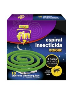 Spirale insetticida, fine, 10 pz + 2 supporti