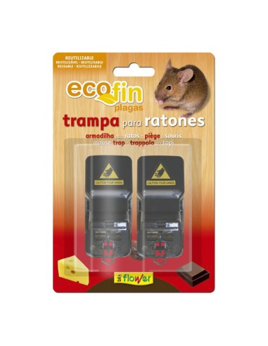 Mouse trap, effective and compact, 2 units