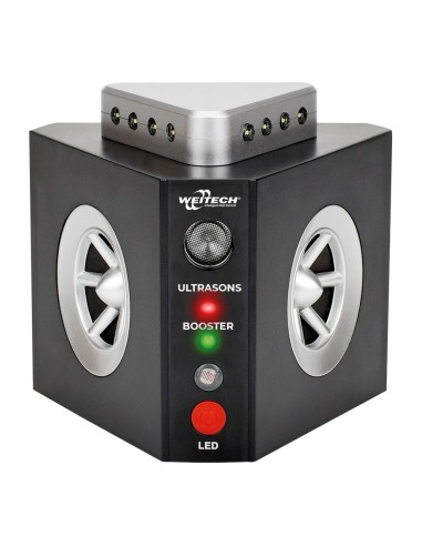 Repellente ultrasuoni 3 in 1 per roditori, 11 x 9,5 cm