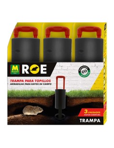 Trappola meccanica per arvicole, 3 unità