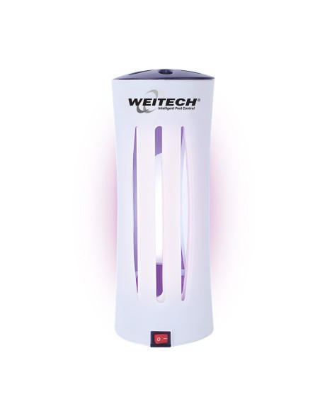 Trappola per insetti volanti con luce UV e adesivo, 9 W, ø12 x 29,7 cm