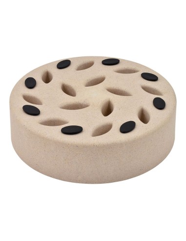 Comedero de bambú beige, 1430 ml, 21,5 cm