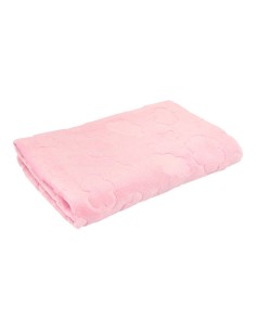 Couverture rose avec nuages et étoiles, 100 x 70 cm