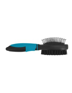Cepillo doble para perros de nylon y metal pequeño