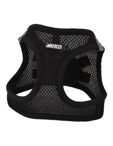 Arnés transpirable negro para mascotas 26-30 cm