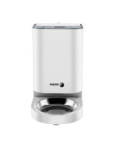 Comedero automático de acero inoxidable con 2 compartimentos 2