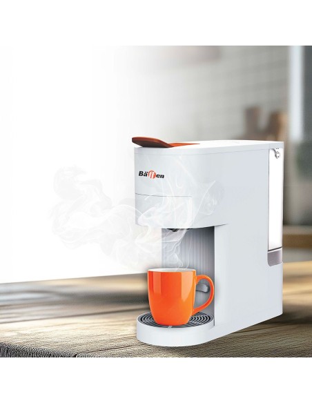 Cafetière multicap 4 en 1, 1400 W, blanche