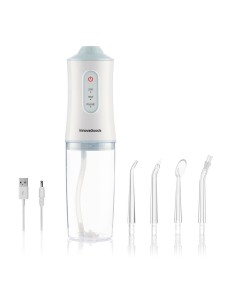 Portable rechargeable dental irrigator with 3 modes of use