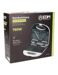 Sanduicheira dupla 750 W com design compacto e eficiente 2