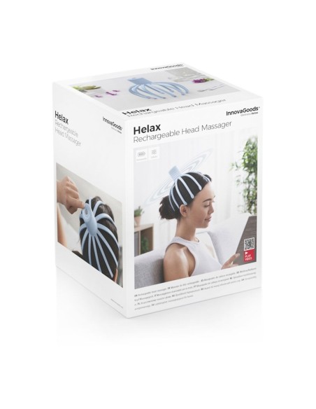 Massageador de cabeça recarregável Helax com 3 modos
