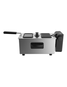 Freidora eléctrica 2000W acero inoxidable 3L 2
