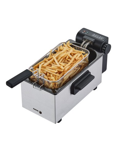 Friteuse électrique 2000W acier inoxydable 3L