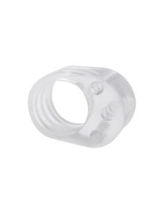 Fermaporta TP16, ammortizzatore in PVC trasparente 30 x 22 x 13 mm
