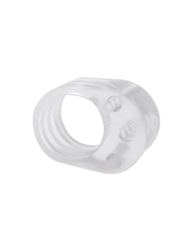 Fermaporta TP16, ammortizzatore in PVC trasparente 30 x 22 x 13 mm