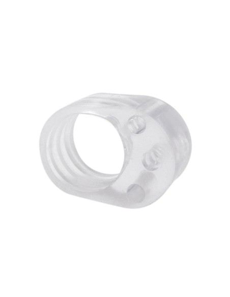 Fermaporta TP16, ammortizzatore in PVC trasparente 30 x 22 x 13 mm
