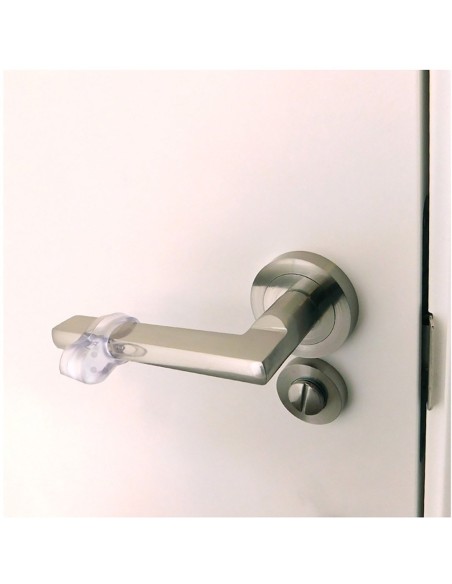 Fermaporta TP16, ammortizzatore in PVC trasparente 30 x 22 x 13 mm