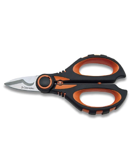 Multi-functional Electrician Scissors in Stainless Steel, 16 cm