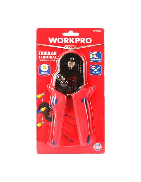 Crimpadora punteras eléctricas, prensado hexagonal 175 mm - 0,25 - 06,00 mm²
