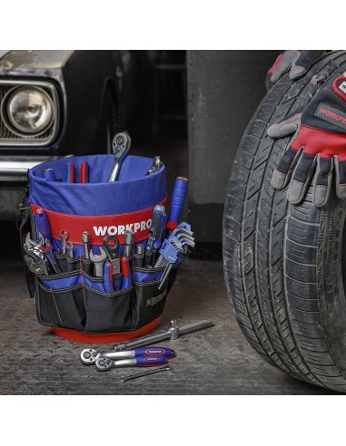 Tool organizer for 19 l bucket with 280 mm capacity