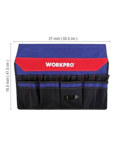Tool organizer for 19 l bucket with 280 mm capacity