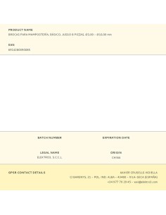 Forets pour maçonnerie, acier, ø3,00 - ø10,00 mm, set de 8 pièces 2