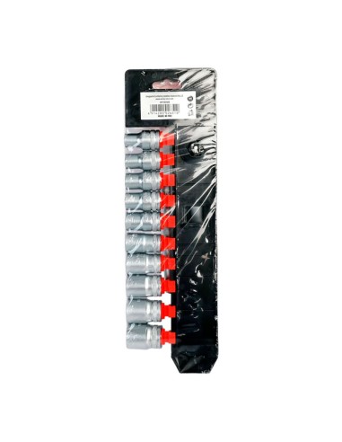 Clé à cliquet et douilles ½ pouce, finition mate, ensemble de 12 pièces, métrique