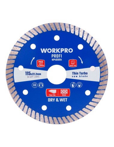 Continuous thin turbo diamond blade for steel cutting 115 mm
