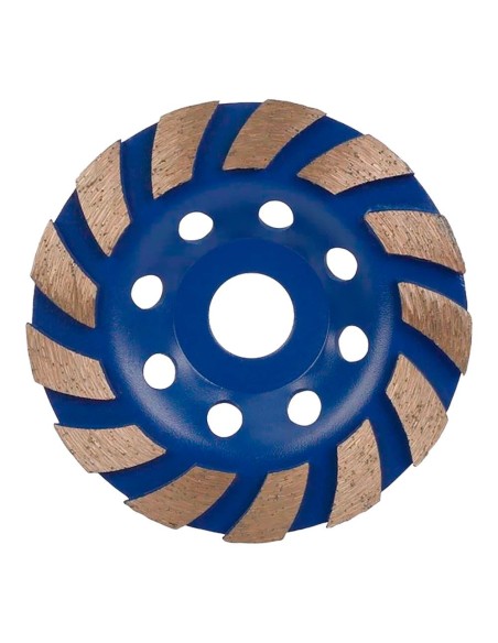 Muela copa diamantada para hormigón 115 mm con alta durabilidad