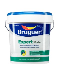 Acrylic plastic paint stretched interior/exterior, anti-mold expert, matte white, 15 l