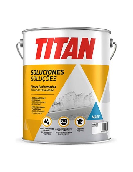 Peinture anti-humidité mate blanche, 1 l