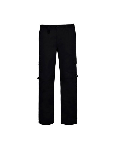 Pantalón laboral negro con alta resistencia 107,5 cm
