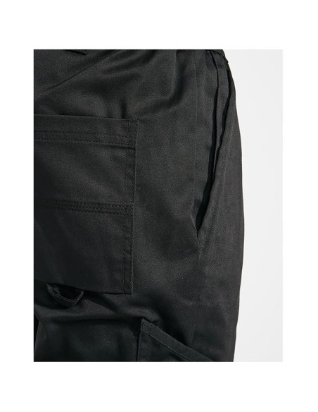 Pantalón laboral negro con alta resistencia 107,5 cm
