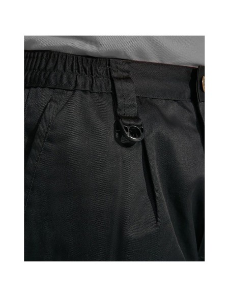 Pantalón laboral negro con alta resistencia 107,5 cm