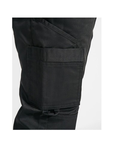 Black Work Pants with High Durability 107.5 cm