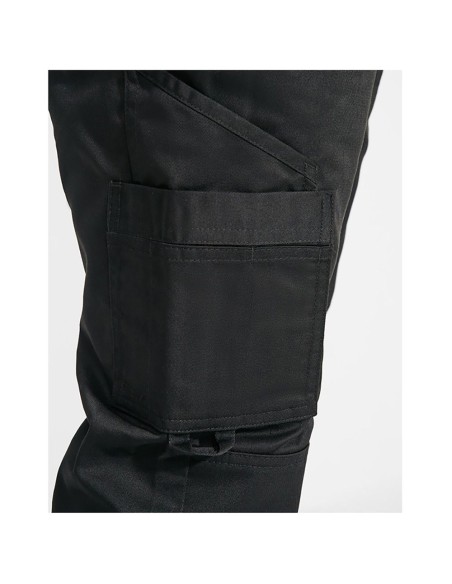 Black Work Pants with High Durability 107.5 cm