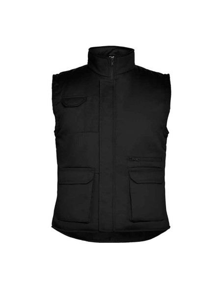 Almanzor Schwarze Arbeitsweste T-XL