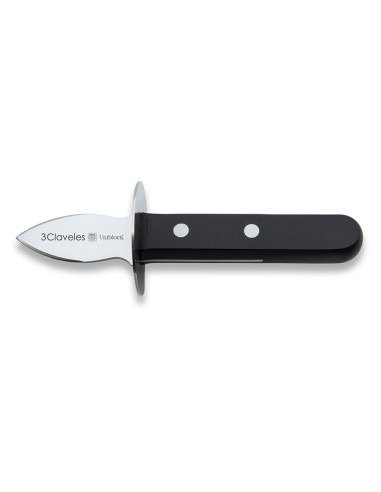 Austernmesser aus Edelstahl mit Pom-Griff, 5 cm