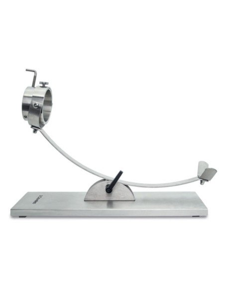 Support à jambon basculant en acier inoxydable avec tête rotative