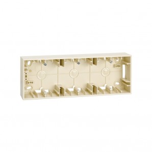 Caja superficie 3 elementos marfil SIMON 2700753-031