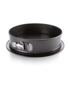 Removable round cake pan in steel, ø20 x 6.5 cm