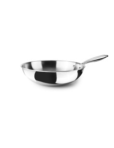 Wok triply natural acero inoxidable 20 cm