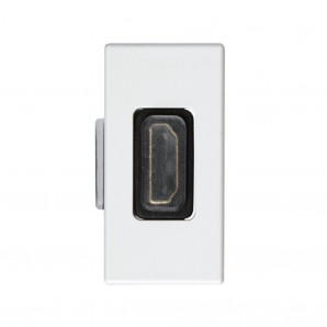 Conector com tampa para módulo estreito HDMI SIMON...