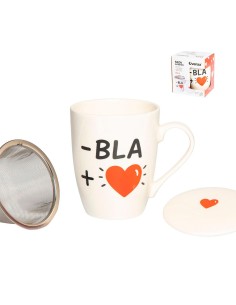 Infusion cup with filter and lid 350 ml