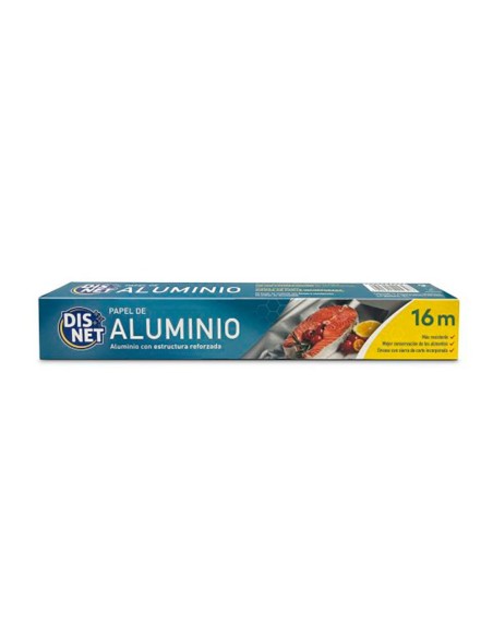 Papel de aluminio con estructura reforzada 16 m