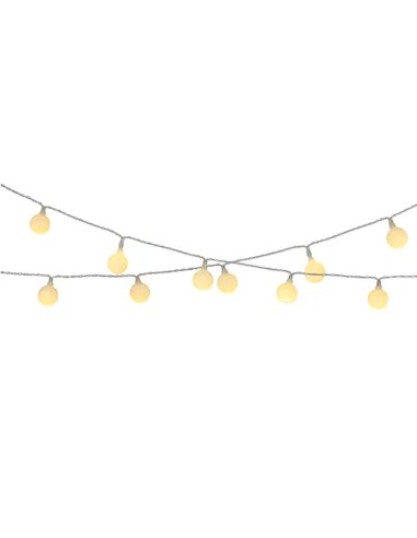 Solar garland 30 LEDs, 3 lm, warm white light, IP44, 2.9 m